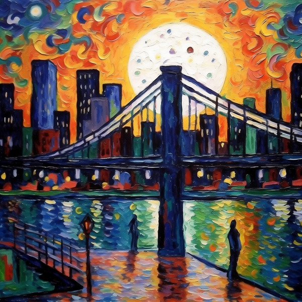 Bridge Over Obstacles Print