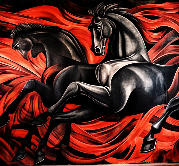 Equine Inferno Print