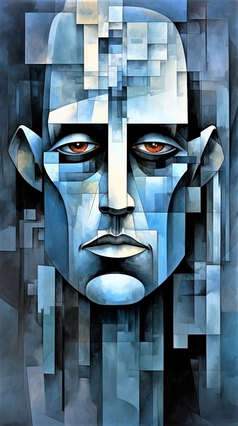 The Blue Gaze by RM