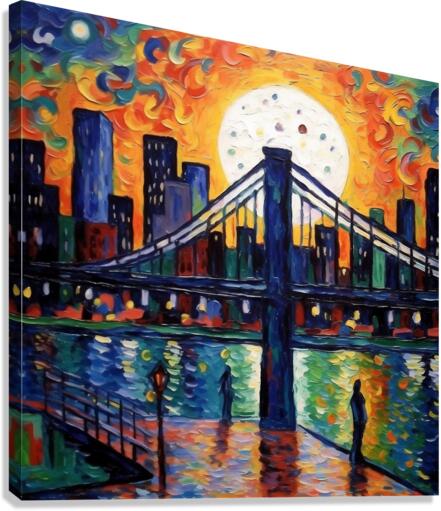 Claudes Bridge Canvas Print