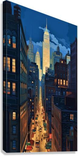 The View Canvas Print
