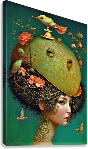 The Look Canvas Print