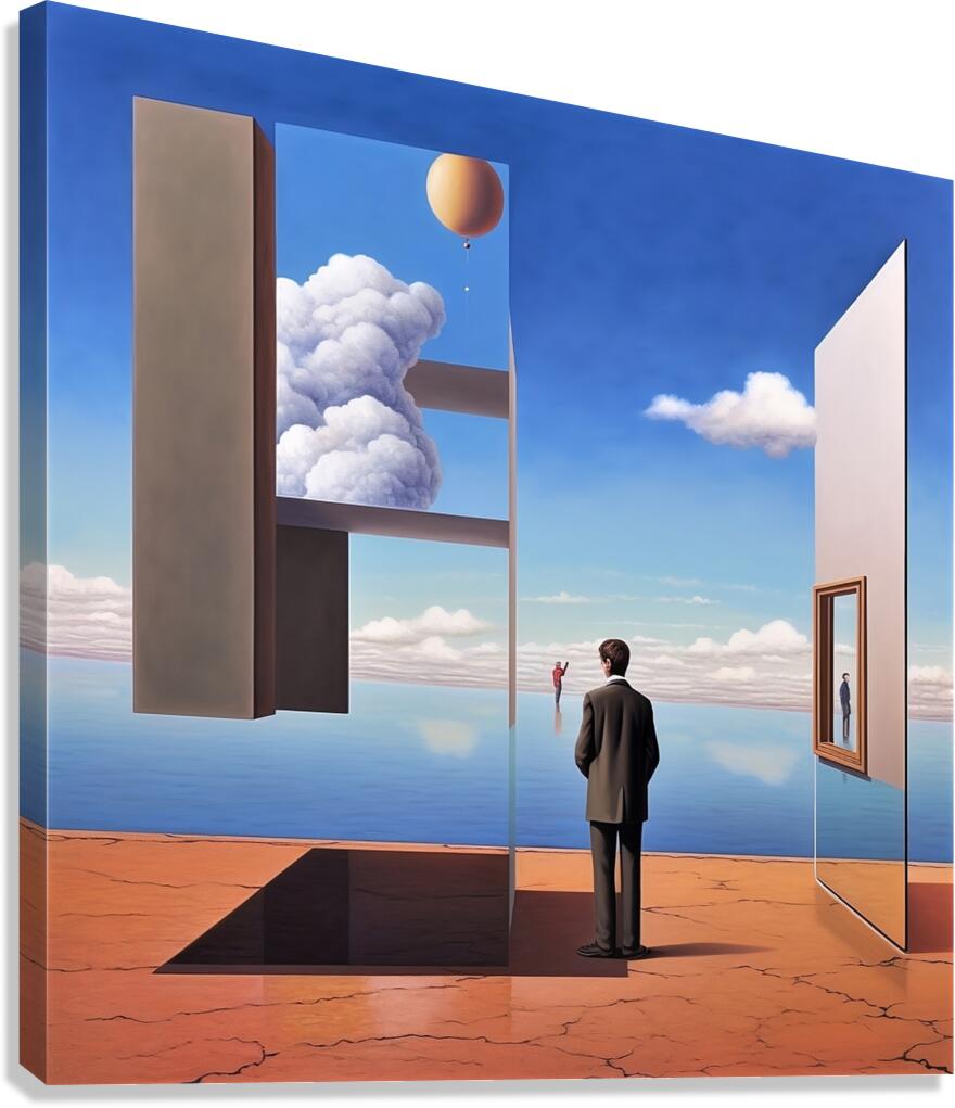 Window vision Canvas Print