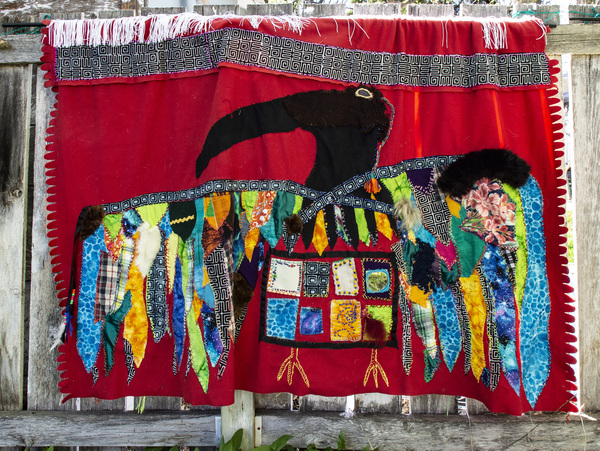 Thunderbird by Emily Lawson Fabric Artist by George Lessard
