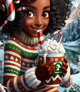 Hyper Detailed Little African American Christ