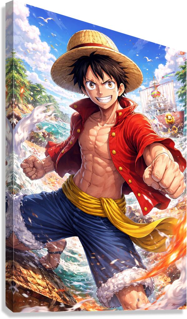 Luffy Canvas Print