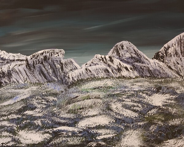 First Snow Original Print