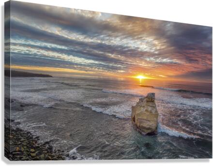 In Alignment Sunset Cliffs Canvas Print