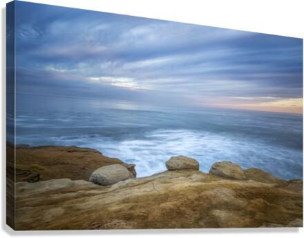Light On The Cliffs Canvas Print