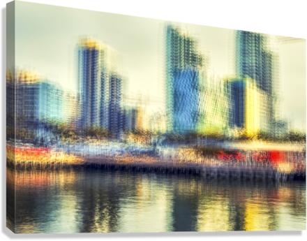 Skyline Vibrations Canvas Print
