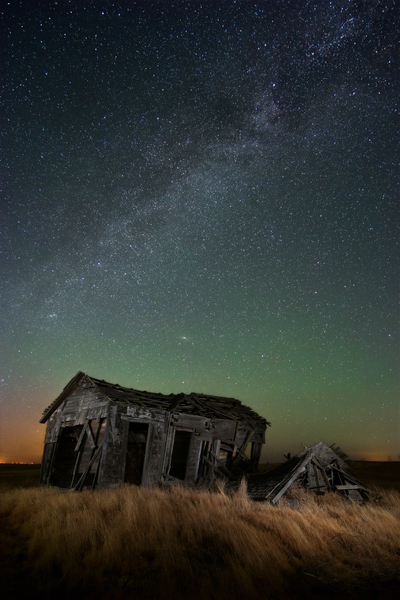 Collapsing Cottage II Print