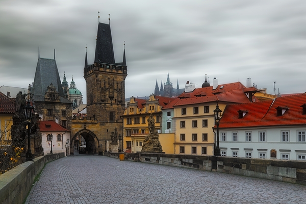Dreamy Charles Bridge and Prague Castle Print