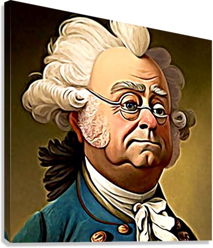 President2 Adams  Canvas Print