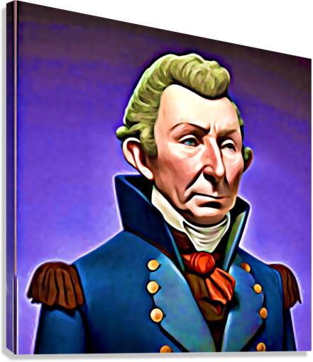 President5 Monroe  Canvas Print