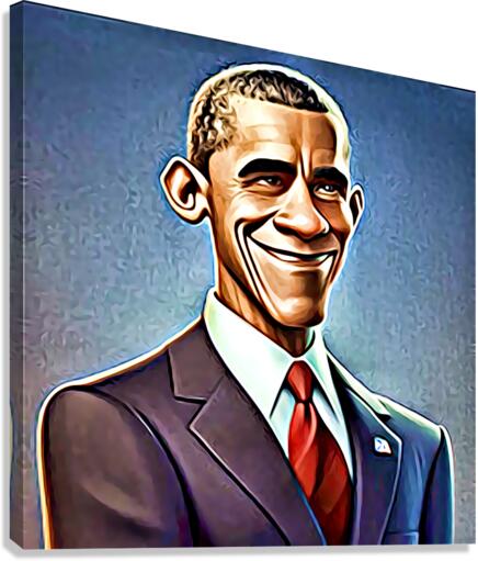 President44 Obama  Canvas Print