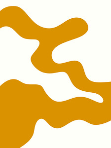 White Line Yellow Background