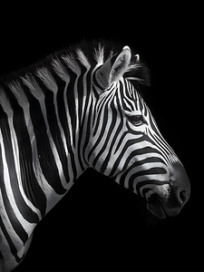 Monochrome Zebra 