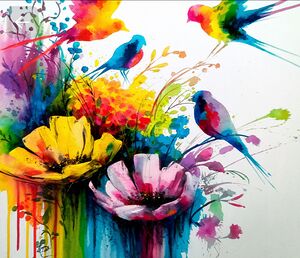 Blossoms and Chirps”