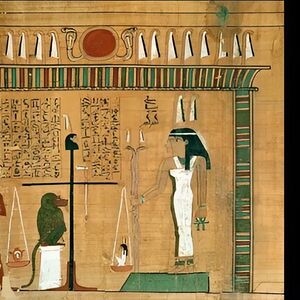 Handmade Ancient Egyptian Pharaonic Civilization Paintings on Papyrus