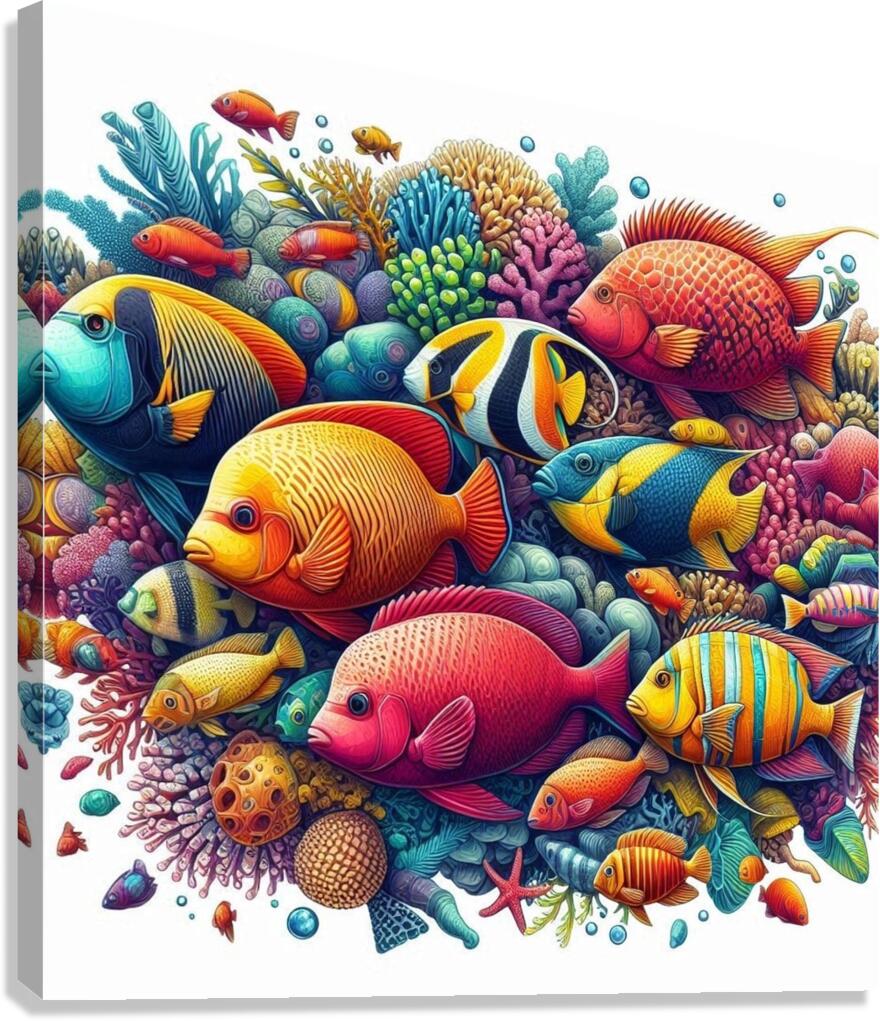 Parrotfish Canvas Print