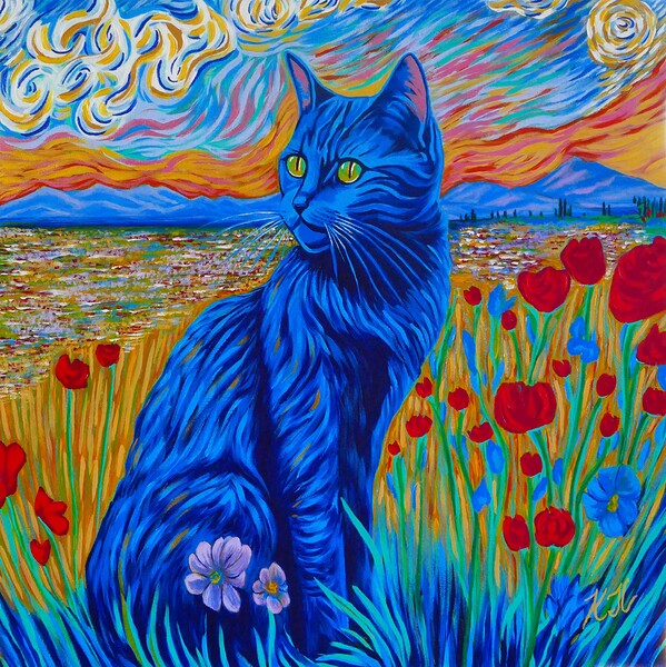 Van Gato  Print