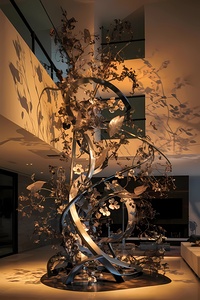 Golden Botanical Elegance