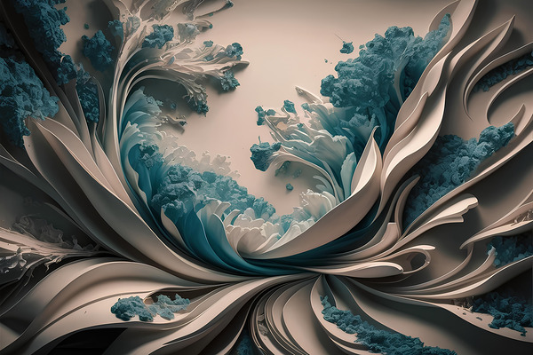 Azure Dreamscape Print