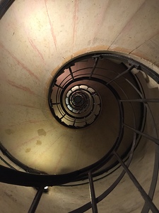 The Long Climb in the Arc de Triomphe