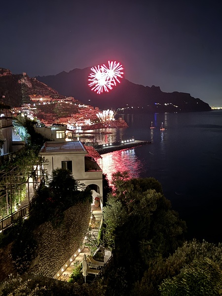 Fireworks Over Amalfi by Ken Wiles