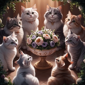 The Gathering of Feline Friends