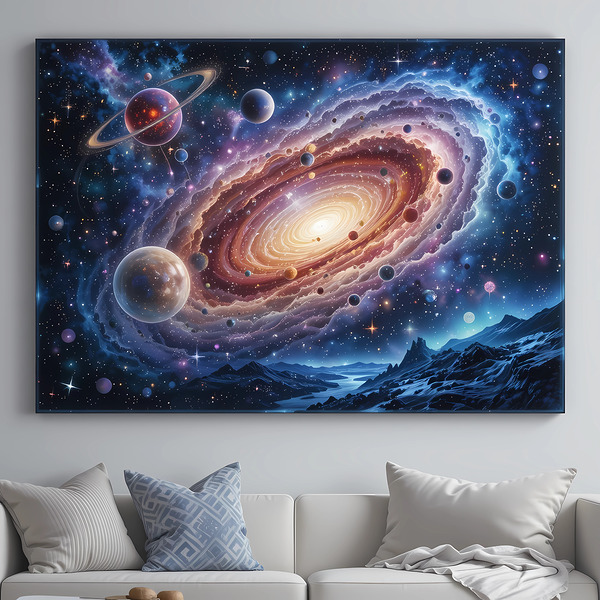 Celestial Wonders: A Cosmic Journey Print