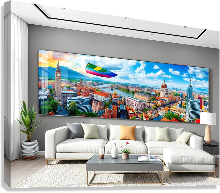 Cityscape Adventure Canvas Print