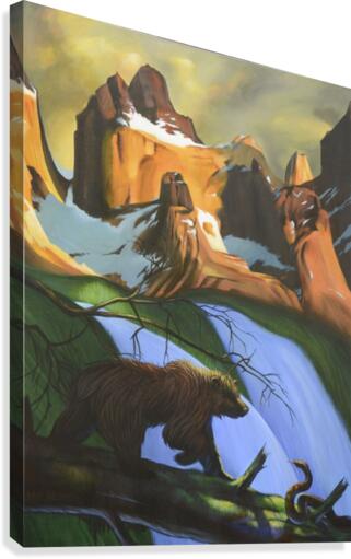 The Encounter Canvas Print