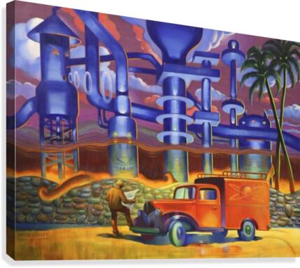 the_factory_toxic_mr_atomic Canvas Print