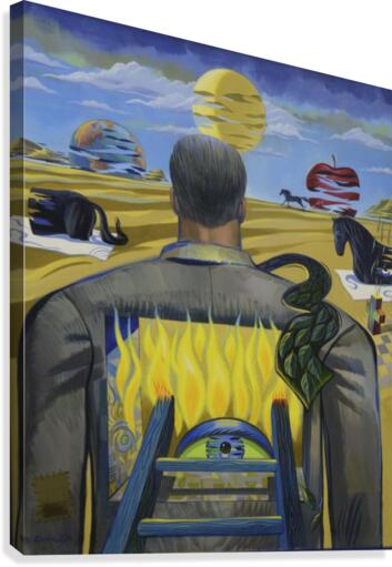 Burning Man Canvas Print