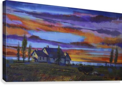 Painted Sky Sunset Canvas Print