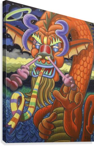 Irritable Dragon Canvas Print