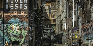 ALLEY OF GRAFFITI