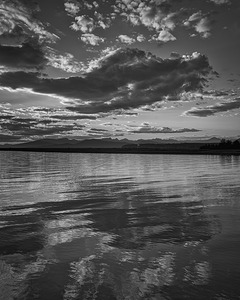 FS240701 REFLECTION OF CLOUDS BW