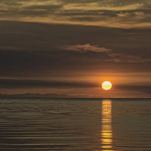 Sunset At Georgia Strait