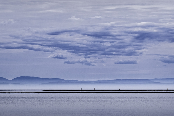 Blue Landscape Print