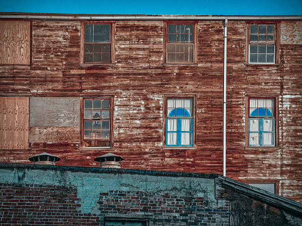 FS050218 blue windows Print