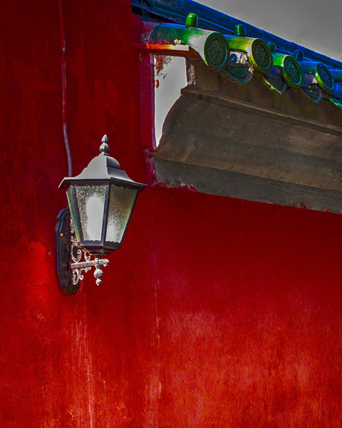 RED WALL Print