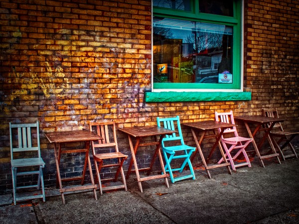 Side Walk Cafe Print