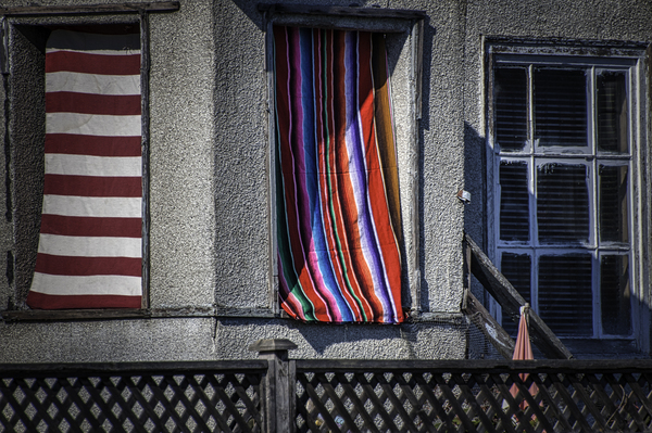 THREE WINDOWS Print