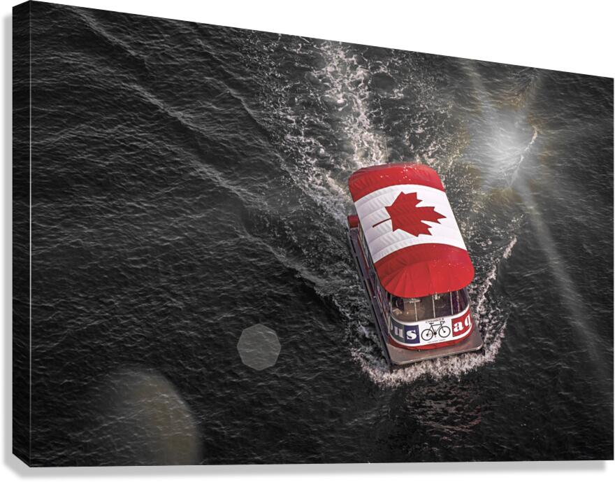 Oh Canada Ferry  Canvas Print