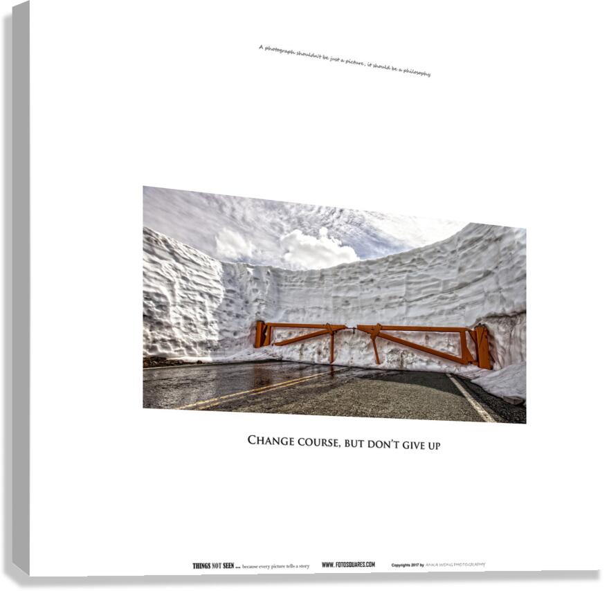 CHANGE COURSE Canvas Print