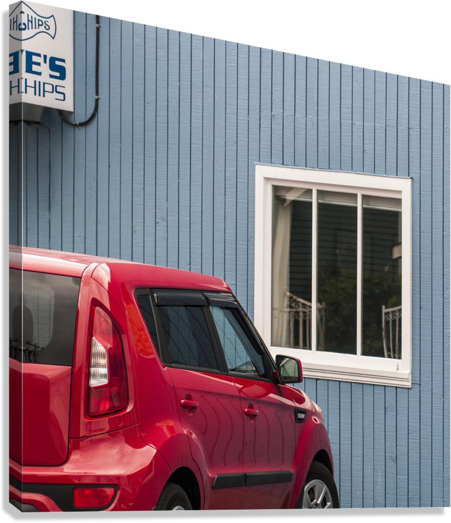 RED CAR Canvas Print