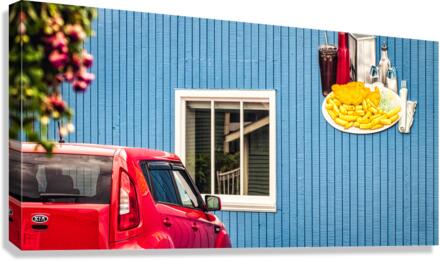 FISH AND CHIPS Canvas Print