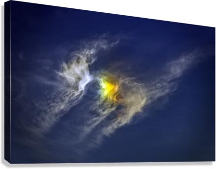 RAINBOW IN CLOUDS Canvas Print